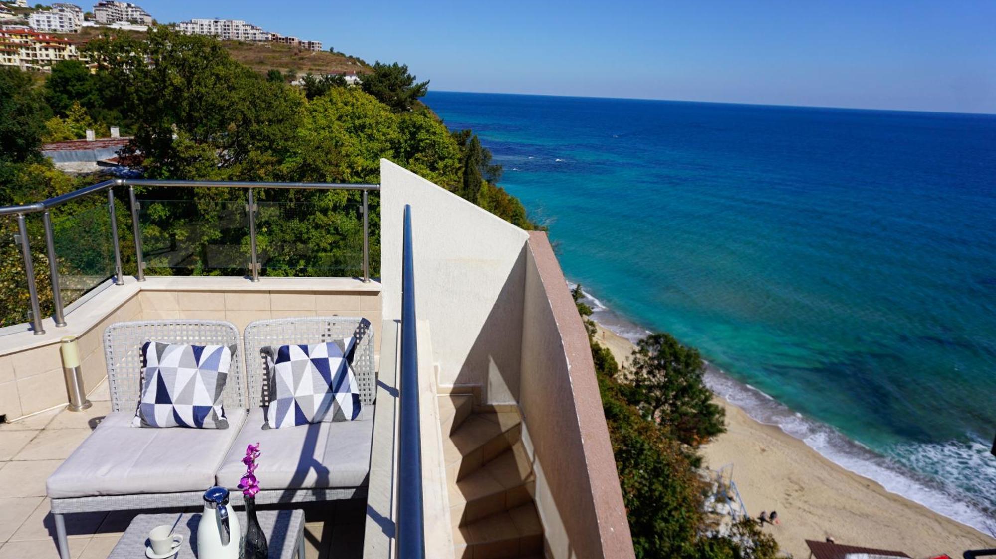 Апартаменти Бяла Клиф На Плажа - Apartments Byala Cliff First Line Exteriör bild