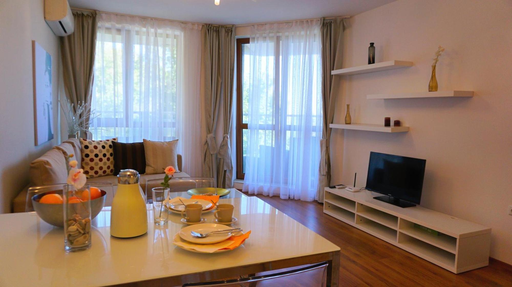 Апартаменти Бяла Клиф На Плажа - Apartments Byala Cliff First Line Exteriör bild