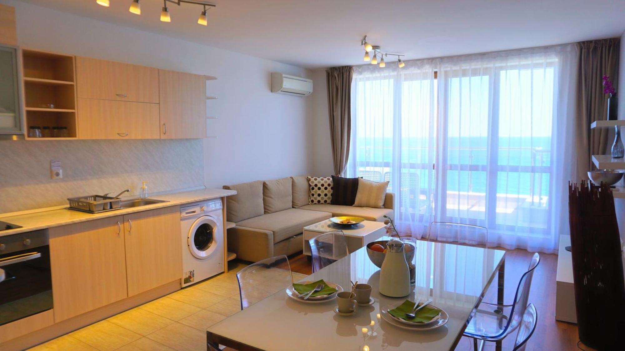Апартаменти Бяла Клиф На Плажа - Apartments Byala Cliff First Line Exteriör bild