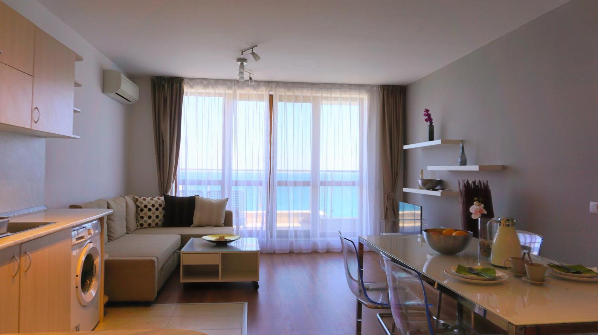 Апартаменти Бяла Клиф На Плажа - Apartments Byala Cliff First Line Exteriör bild